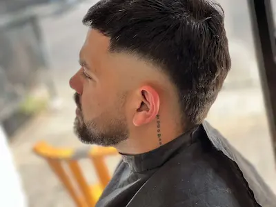 corte más barba diseño